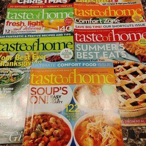 Taste of Home Lot - 7 Recipe Cookbooks/Magazines